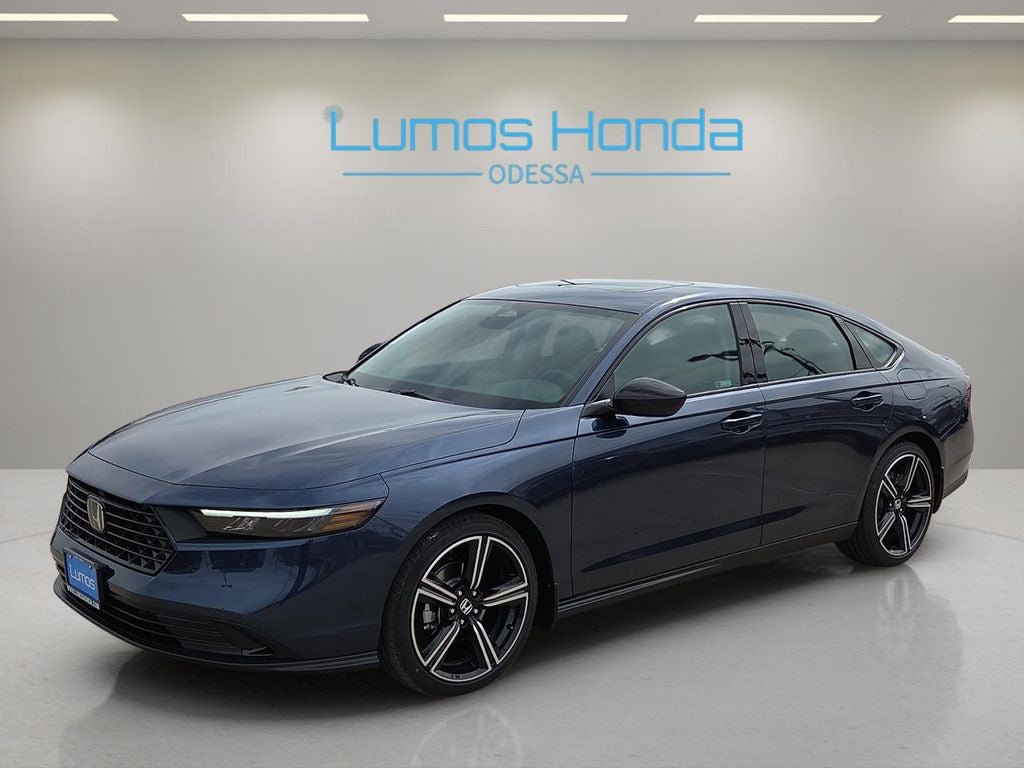 2026 Honda Accord SE in Canyon River Blue Metallic — front three-quarter view