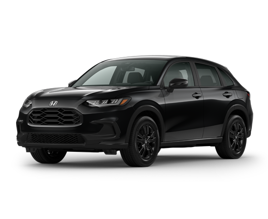 2027 Honda HR-V Sport in Deep Ocean Pearl — front three-quarter view